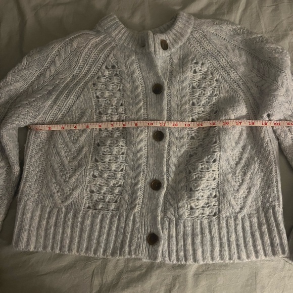 whiteheron Everlane cloud fisherman knit cardigan - Picture 8 of 8
